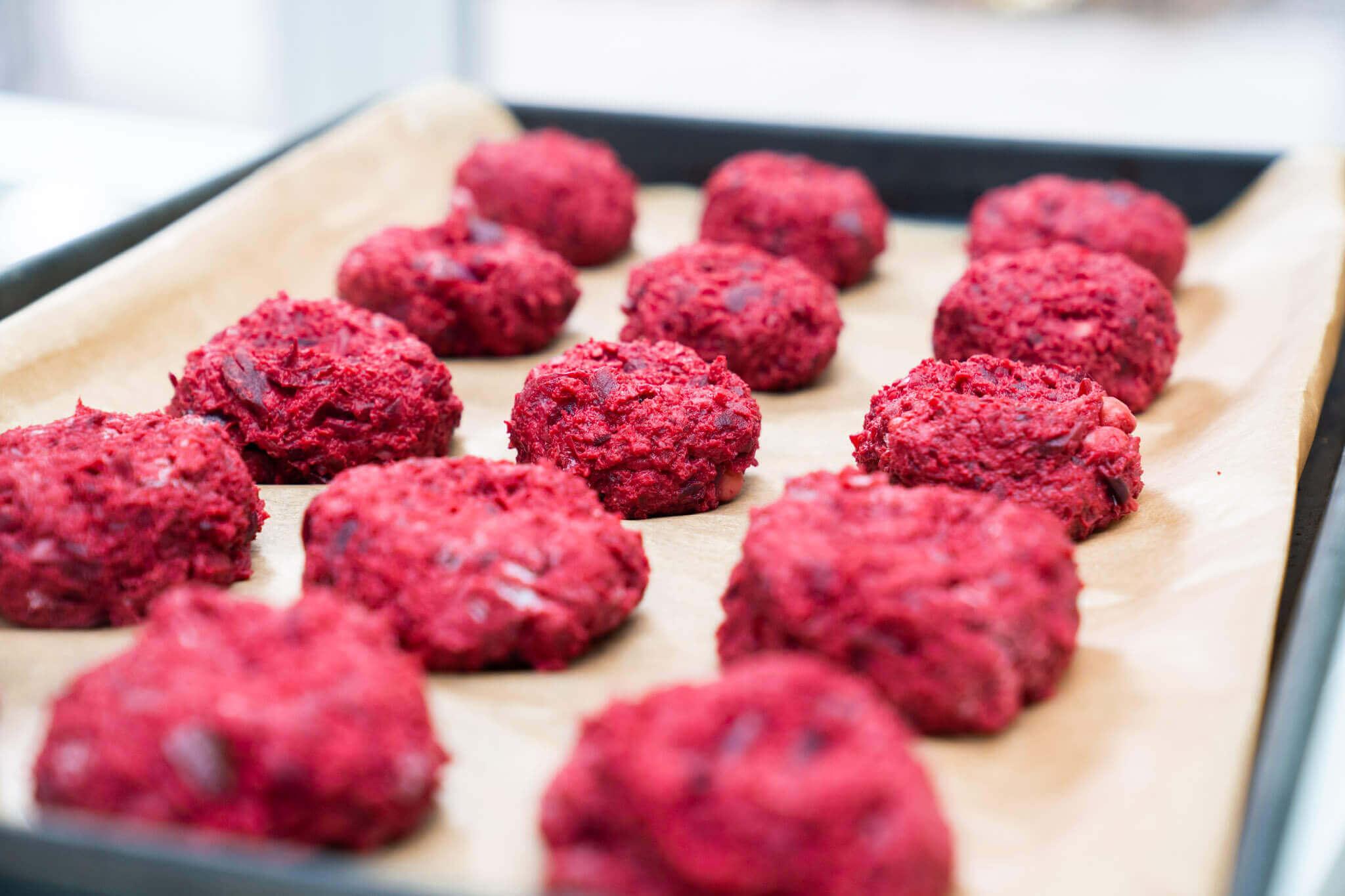 This time serve something different and a little healthier 'Red Falafel' to the house guests.