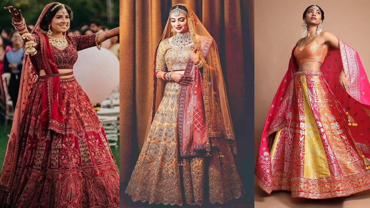 If you want to look very beautiful and different in the wedding, buy this celebrity style lehenga for yourself in this wedding season.