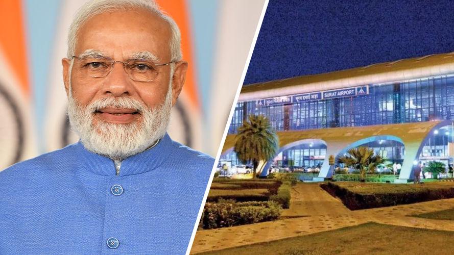 PM Modi named after Morarji for Surat Airport Next, Diamond City will get two big gifts on 17th