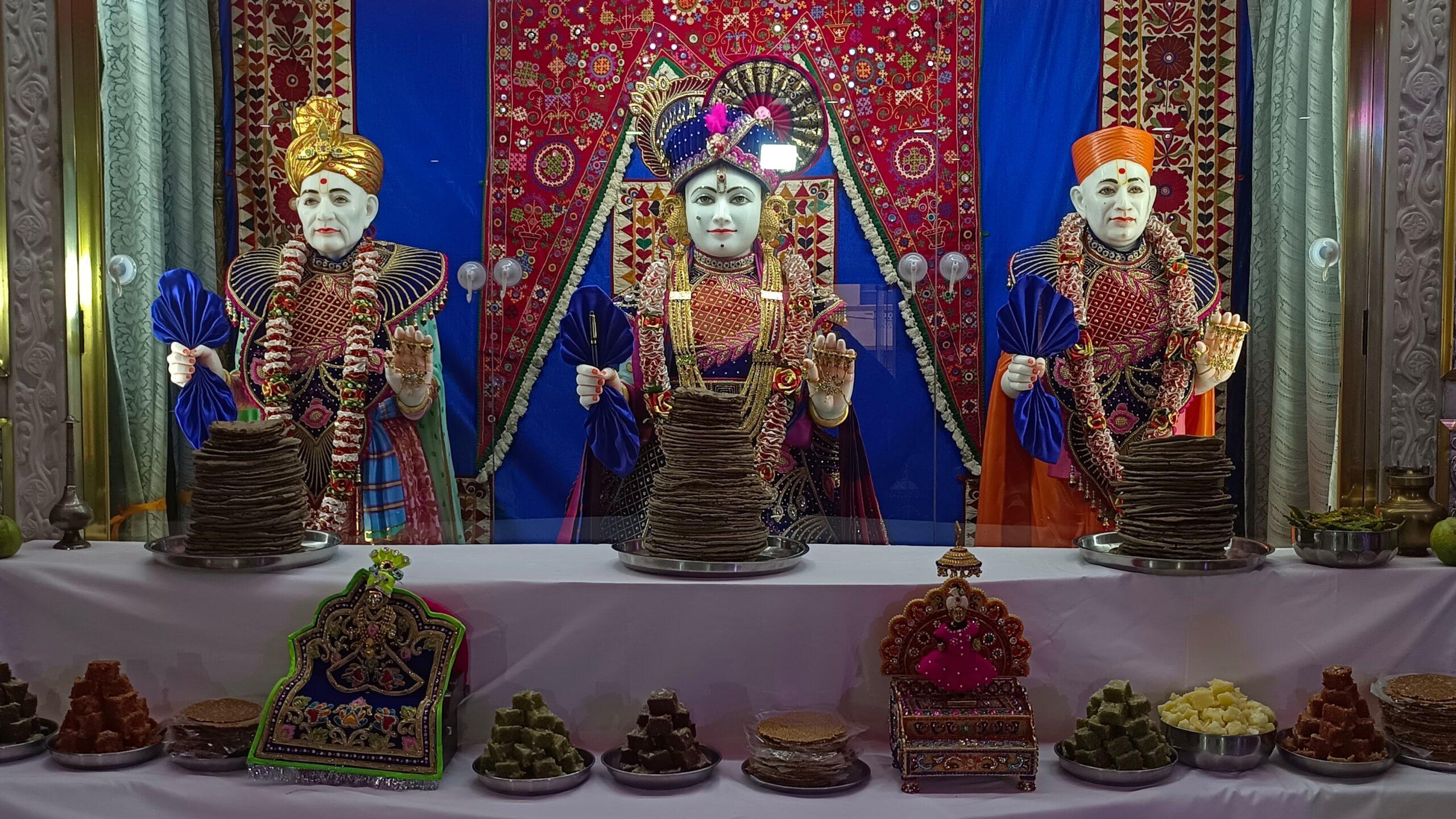 Shri Swaminarayan Mandir, Vadodara (located at Harani Road) celebrates Shakotsav with grandeur and divinity in full swing….