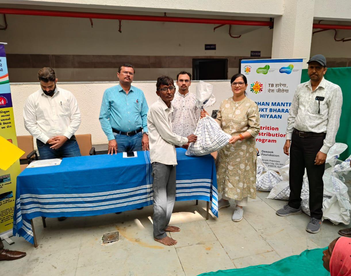 Nutritional food kits distributed to TB patients at Community Health Center Bodeli