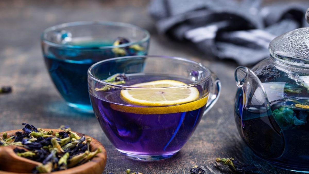 Drink blue tea made from this flower every day to melt fat like wax