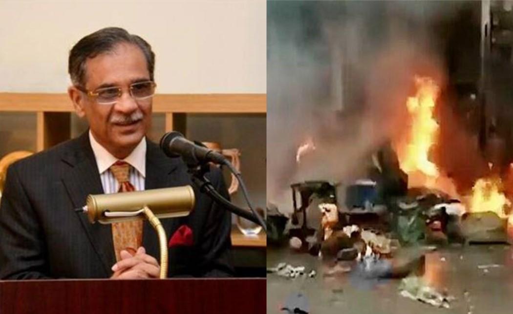 Bad situation in Pakistan, grenade attack on former Chief Justice Saqib Nisar's house, security increased