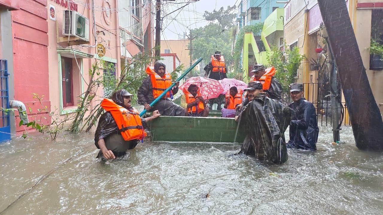 Cyclone Michong wreaks havoc in Tamil Nadu, Railways cancels many trains and diverts some trains