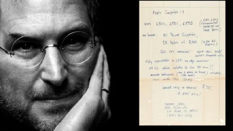 A paper written by Steve Jobs sold for 1.45 crore rupees, know what is special inside it