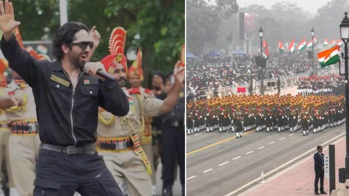 At the historic Republic Day parade in Delhi, Ayushmann Khurrana was present