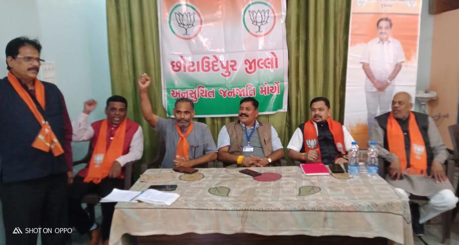 Chotaudepur district BJP executive meeting was held, Lok Sabha elections were discussed