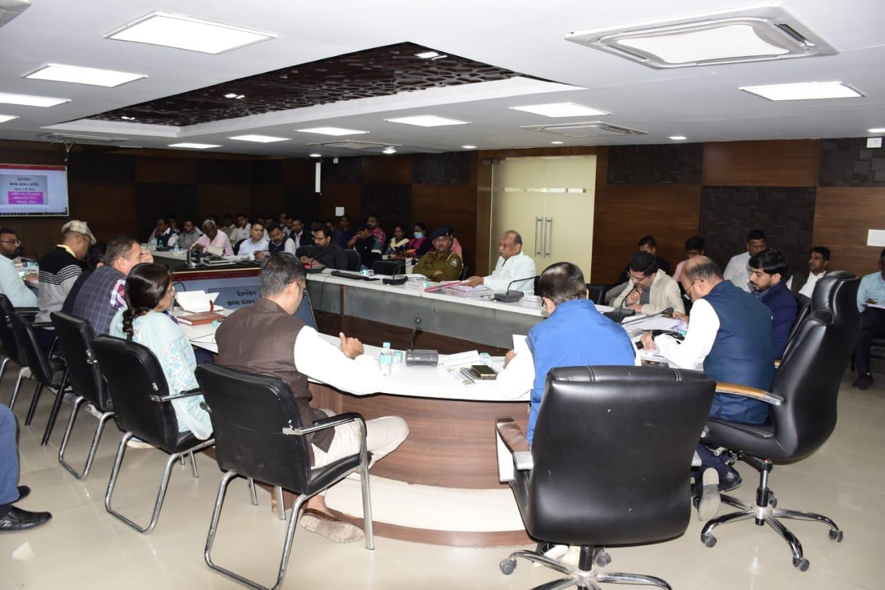 A coordination committee meeting was held under the chairmanship of Panchmahal District Collector