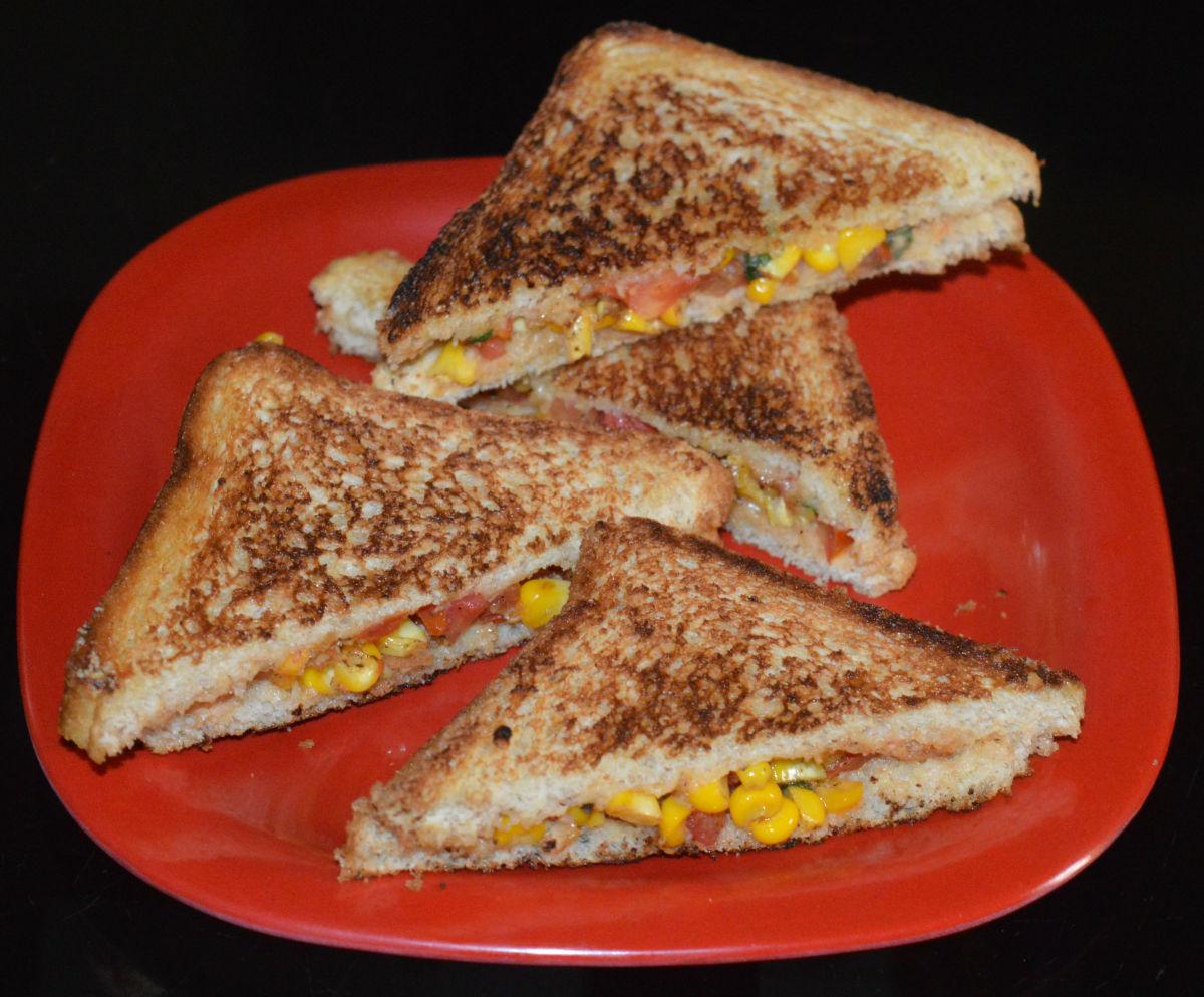 Make Tasty Sweet Corn Sandwiches for Kids in 15 Minutes