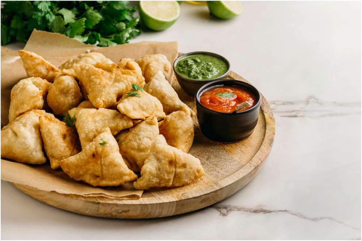 Chutney chhole will be delicious with hot samosas in cold season, follow this recipe