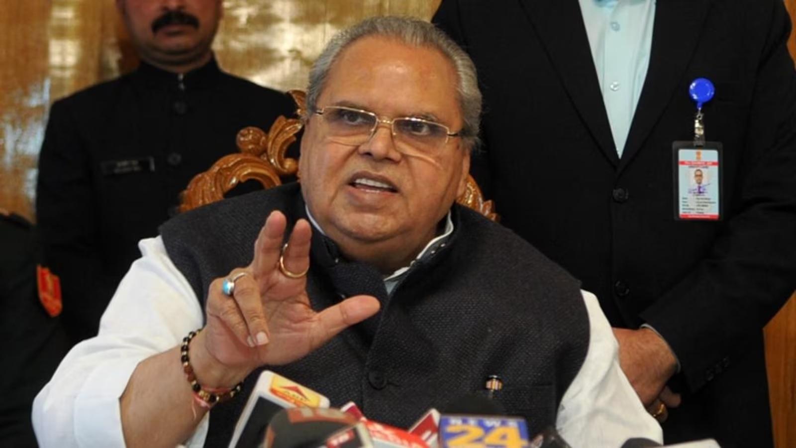 CBI raided Satyapal Malik's house, team reached in hydro electric project case