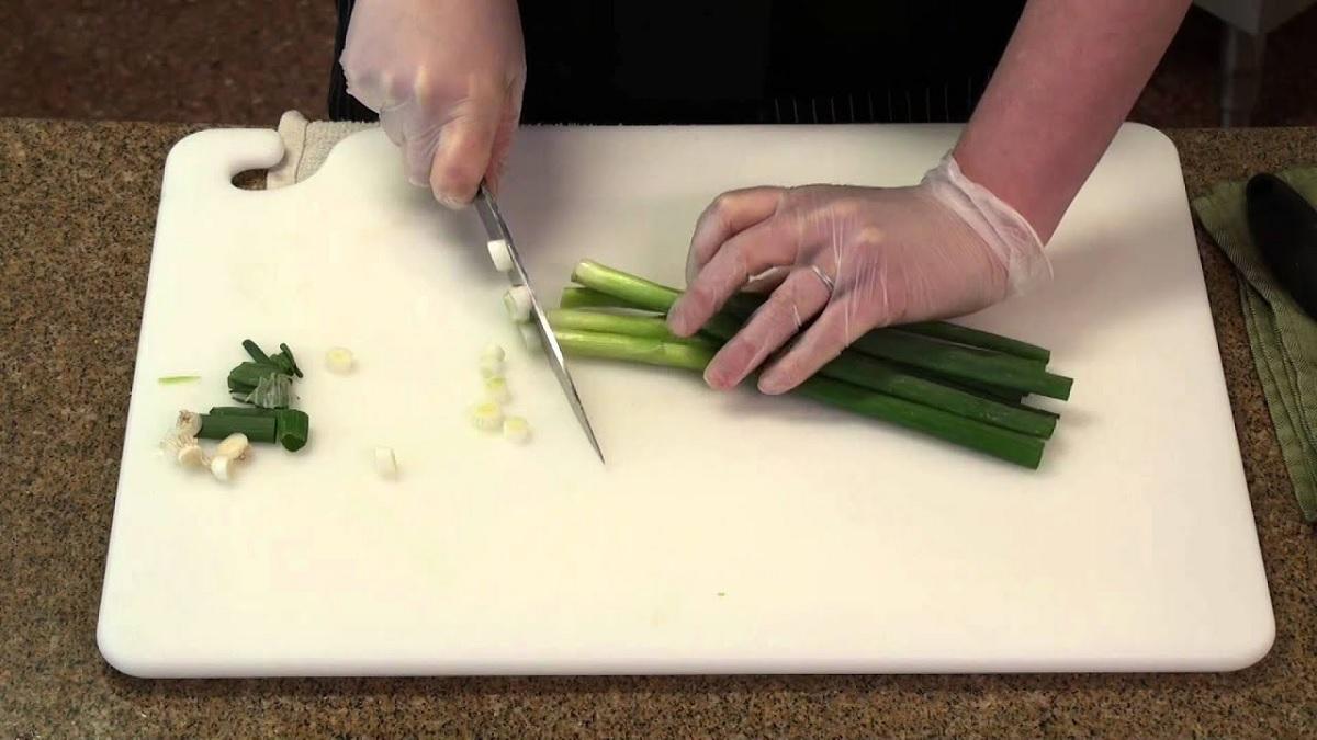 Chopping beans and green onions takes more time, so follow these tips from Chef Pankaj